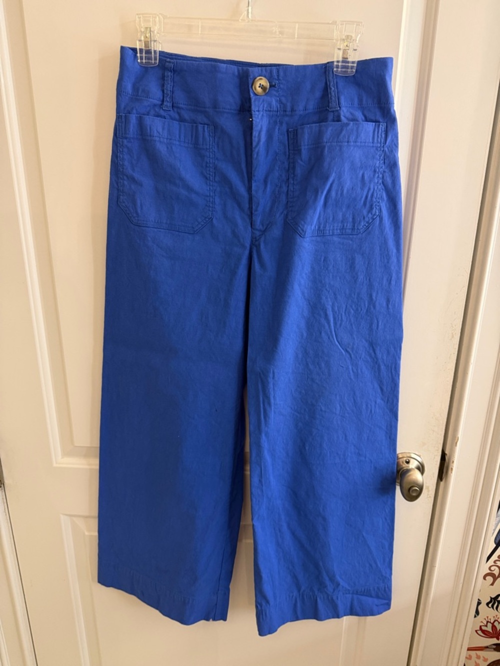 Maeve “The Colette” Royal Blue Boot-Cut Wide-Leg Pants-29